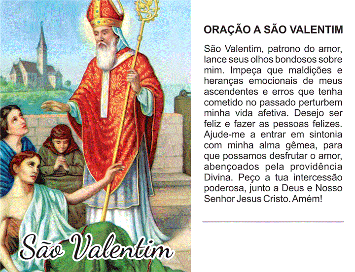 14 de Fevereiro - São Valentim - Pais e catequistas