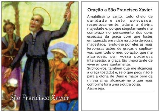 S O Francisco Xavier Hist Ria Milagres Dia Ora O